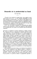 Desarrollo de la productividad en Israel