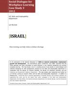 Israel: how training can reduce a labour shortage