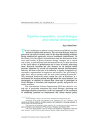 Tripartite cooperation, social dialogue and national development