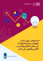 A review of skills testing and certification in TVET in Lebanon