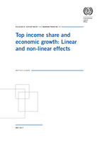 Top income share and economic growth: linear and non-linear effects