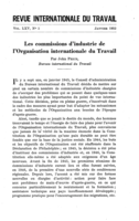 Les commissions d'industrie de l'Organisation internationale du Travail