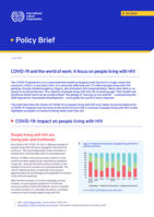 COVID-19 and the world of work: a focus on people living with HIV
