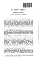 La journée anglaise