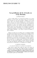 Los problemas de la vivienda en Gran Bretaña