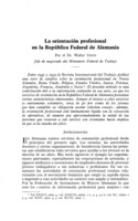 La orientación profesional en la República Federal de Alemania