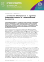 La formalización del empleo rural en Argentina a través de los Convenios de Corresponsabilidad Gremial (CCG): resumen ejecutivo