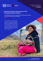Supporting women entrepreneurs in the Plurinational State of Bolivia: how simplifying business registration and licensing procedures can improve enterprise sustainability