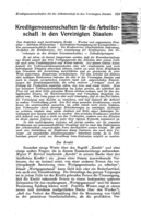 Credit co-operation as adapted to the needs of the worker