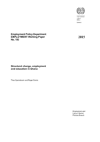 Structural change, employment and education in Ghana