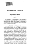 La silicose en Suisse
