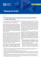 Young persons not in employment and education (NEET) in India: 2000-2019