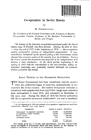 Co-operation in Soviet Russia