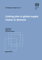 Linking jobs in global supply chains to demand