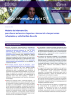 Modelo de intervención: para hacer extensiva la protección social a las personas refugiadas y solicitantes de asilo