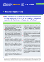 Effet d’entraînement au sein de la chaîne d’approvisionnement: les répercussions du COVID-19 sur les travailleurs et les usines du secteur de l’habillement en Asie et dans le Pacifique