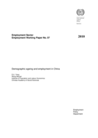 Demographic ageing and employment in China