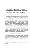 El centro yugoslavo de formación de personal de dirección y de capataces