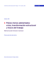 Países menos adelantados: crisis, transformación estructuraly futuro del trabajo