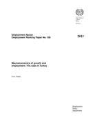 Macroeconomics of growth and employment: the case of Turkey