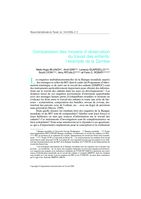 Comparaison des moyens d'observation du travail des enfants: l'exemple de la Zambie