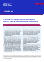 COVID-19, vaccinations and consumer demand: how jobs are affected through global supply chains