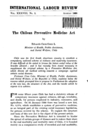 The Chilean preventive medicine act