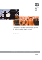 On-call and related forms of casual work in New Zealand and Australia