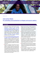 Intervention model: for extending social protection to refugees and asylum seekers