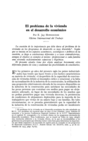 El problema de la vivienda en el desarrollo económico