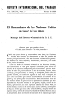 El ilamamiento de las Naciones Unidas en favor de los niños: mensaje del Director General de la O. I. T.
