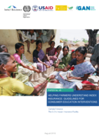 Helping farmers understand index insurance: guidelines for consumer education interventions