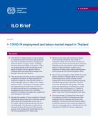 COVID-19 employment and labour market impact in Thailand