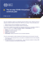 The six-step COVID-19 business continuity plan