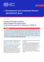Coping with double casualties: how to support the working poor in low-income countries in response to COVID-19