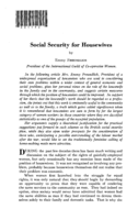 Social Security for Housewives
