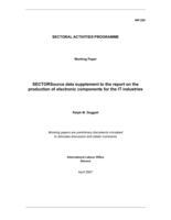SECTORSource data supplement to the report on the production of electronic components for the IT industries