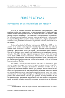 Novedades en las estadísticas del trabajo