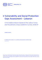 Vulnerability and social protection gaps assessment: Lebanon : a microdata analysis based on the labour force and household living conditions survey 2018/19 : summary report