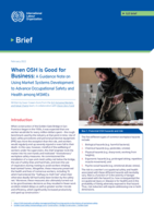 When OSH is good for business: a guidance note on using market systems development to advance occupational safety and health among MSMEs