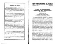 El papel que desempeñara la alimentación en la reconstrucción de la postguerra