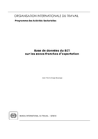 Base de données du BIT sur les zones franches d'exportation