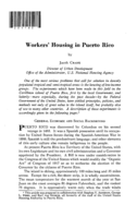 Workers' housing in Puerto Rico