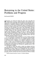 Retraining in the United States: problems and progress