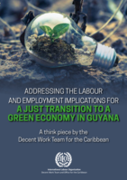 Addressing the labour and employment implications for a just transition to a green economy in Guyana: a think piece