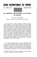 La réduction internationale de la durée du travail