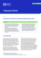 The effects of COVID‑19 on trade and global supply chains