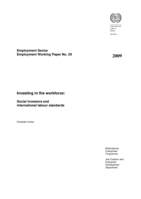 Investing in the workforce: social investors and international labour standards