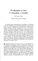El subempleo en Asia: I, Naturaleza y extensión