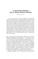 La formación profesional para la Marina Mercante Británica